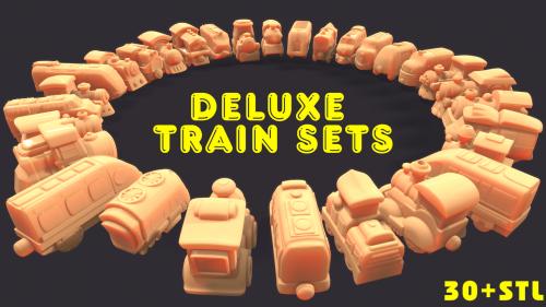 Deluxe Train Set 30+ (.STL file included)
