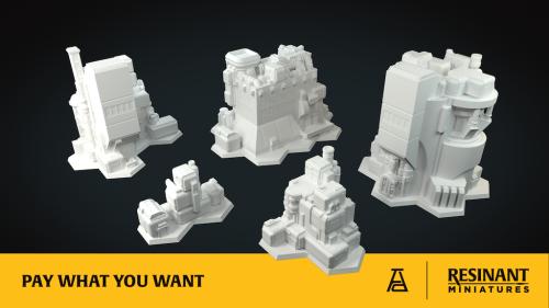 6mm SciFi Industrial City