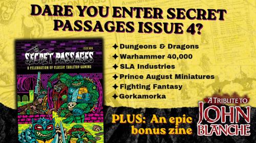 Secret Passages #4: A Retro TTRPG and Warhammer Zine