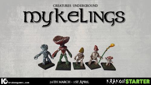 Creatures Underground: Mykelings - 28mm wargame miniatures