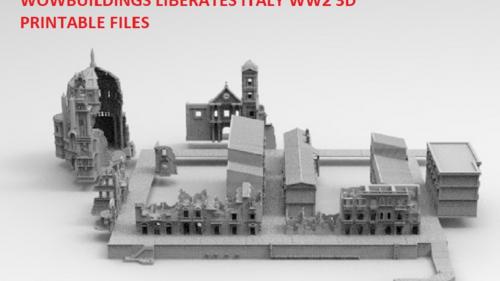 WOW Buildings Liberates Italy 3D printable stl files