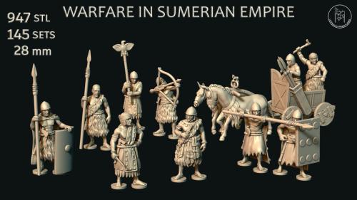 WARFARE IN SUMERIAN EMPIRE 28mm STL
