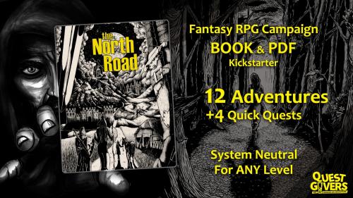 The North Road - A Fantasy RPG Campaign BOOK and PDF