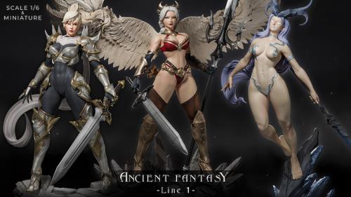 Ancient Fantasy - Line 1 - 3D Print STL