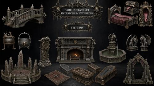 DARK FANTASY SET: INTERIORS & EXTERIORS