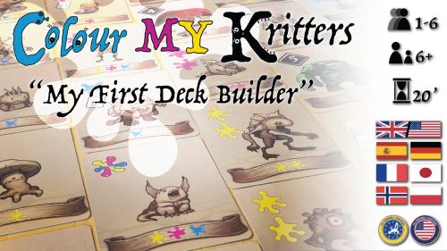 Colour MY Kritters: A deck-building family card game