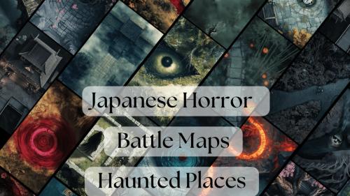 Japanese Horror Battle Maps: Haunted Places