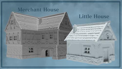 Fantasy Village: Merchant House and Little House
