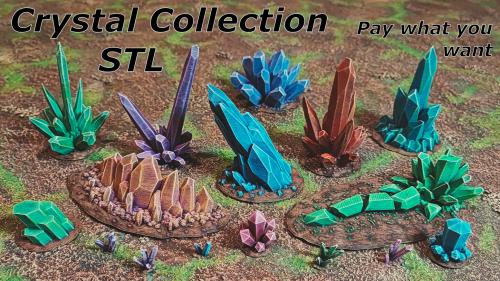 Crystal Collection STL - Pay what you want