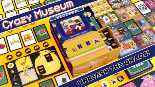 CRAZY MUSEUM - The First "Arcade Series" Board Game