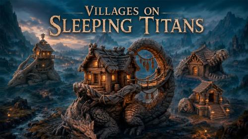 Villages on Sleeping Titans |STL 28 32 75 MM|