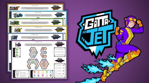 Gotta Jet!: The rocket-fuelled print-at-home board game!