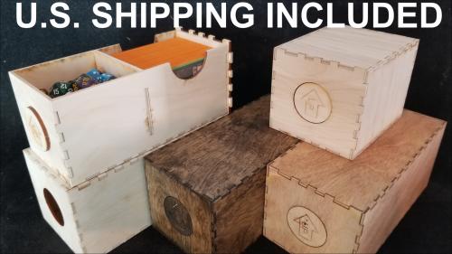 Deluxe Wooden Deck Boxes & Kits (US SHIPPING INCLUDED)