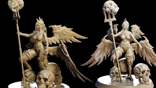 SARA DEVIL - MINIS - STL FILES FOR 3D PRINTING
