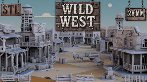 Wild West 28 ММ, STL