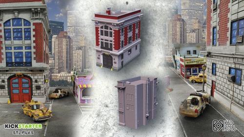 Famous NY fire station STL printable