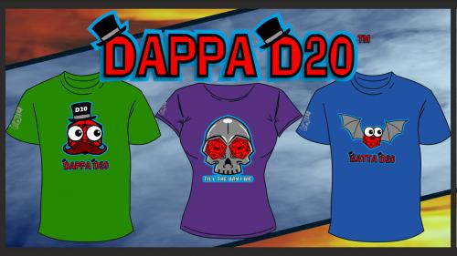 Dappa D20 Apparel - Clothing for True Gamer s