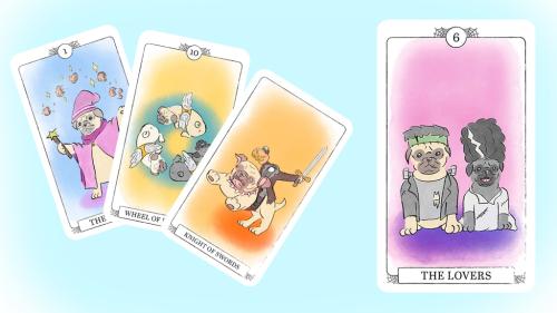 Pug-O-Ween Tarot Cards