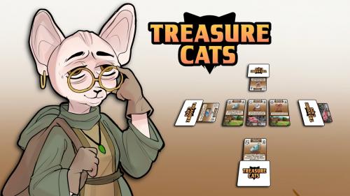 Treasure Cats a social bluffing card game for 3-9 players!