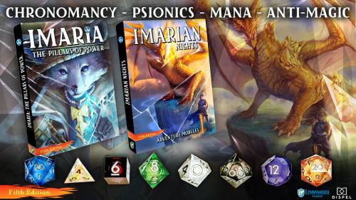 Imaria: The Pillars of Power, 5e setting and module books