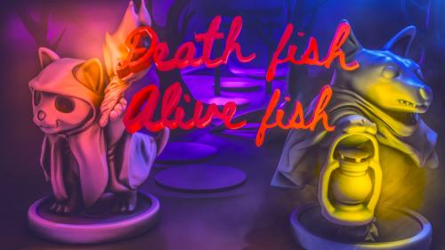 Death fish, alive fish
