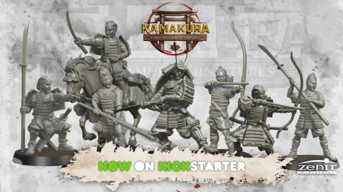 Kamakura -Early Samurai Miniatures in STL & Resin Miniatures