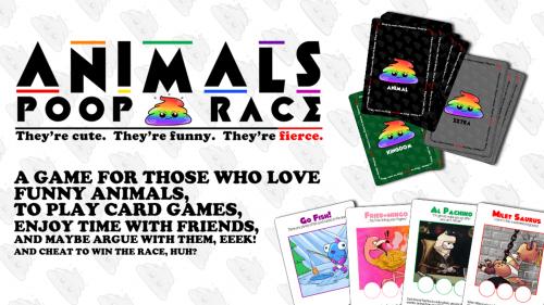 Animals Poop Race