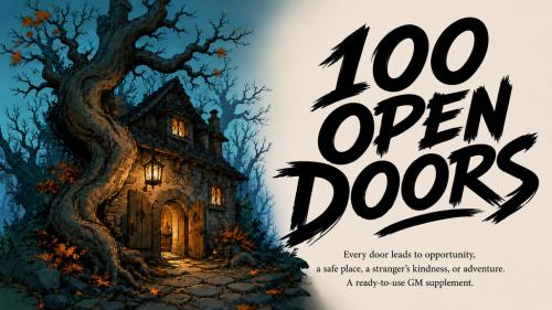 100 Open Doors: Ready-to-use Haven & Refuge locations for 5e