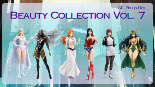 Iconic Anime Beauties Collection 7 - 3D Printable STL Files
