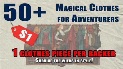 Roll for Outfit 1: D&D Adventuring Magical Clothes