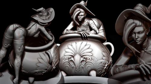 Heating the Cauldron - STL FILES FOR 3D PRINTING