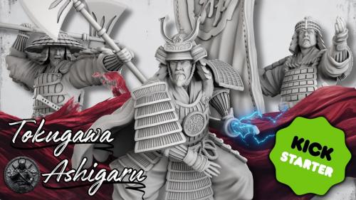 Tokugawa Ashigaru Army - 3D Printable STL Samurai Miniatures