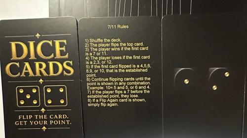 Dice Cards