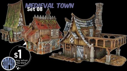 Pay What You Want, Medieval RPG Town Set 8