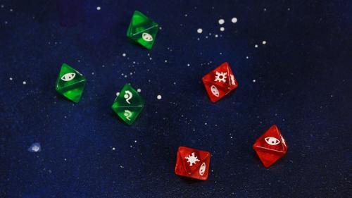 Transparent Dice for your - X-Wing Game -