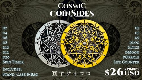 Cosmic CoinSides - 14 Dice in One Luxury Spinner