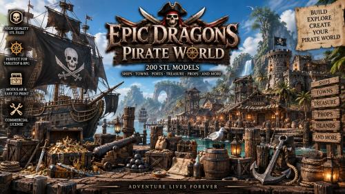 PIRATE WORLD — THE EPIC STL COLLECTION 🔥