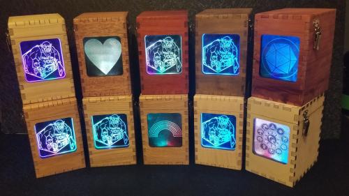 The Torch LED Deck Boxes for Magic The Gathering & Pokemon