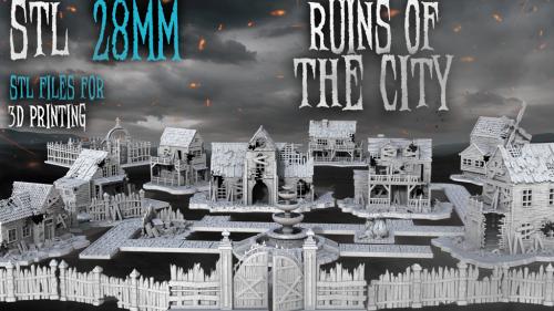 Ruins of the city 28 ММ, STL