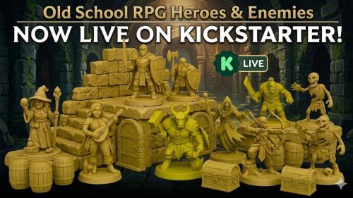 Old School RPG Heroes & Enemies