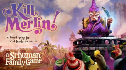 Kill Merlin! a new board game for 2-4 (awful) wizards
