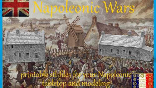 Napoleonic Wars, stl files for your printable terrain