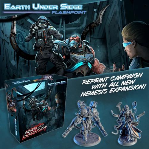 Earth Under Siege: Flashpoint Reprint plus Nemesis Expansion