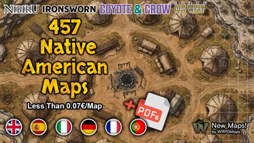 🪶TTRPG Maps - 457 Native American Maps🏹🦅