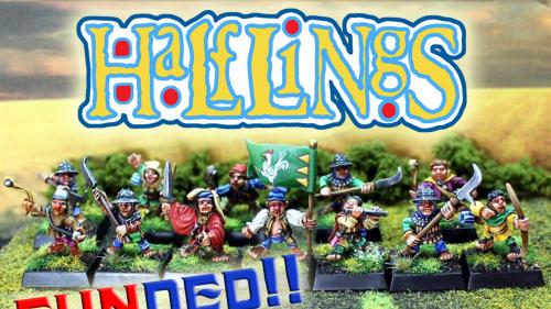 Classic Oldhammer Halfling Miniatures in True 28mm Scale
