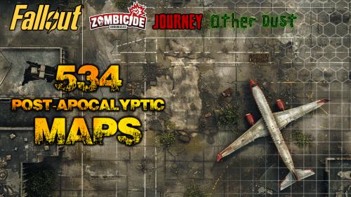 RPG Maps - 534 Post-Apocalyptic Maps