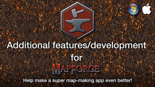Additional development of MapForge map-making software