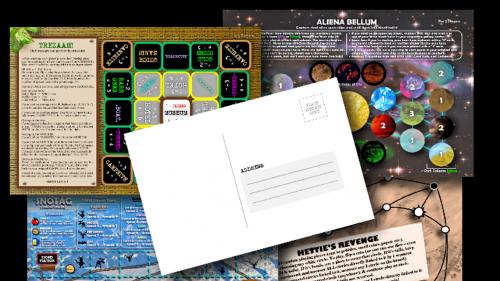 Postcard Board Games!