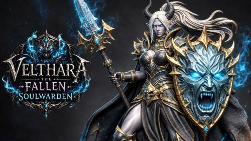 Velthara the Fallen Soulwarden : 3D printable STL