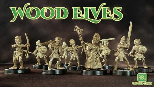 28mm WOOD ELVES MINIATURES
